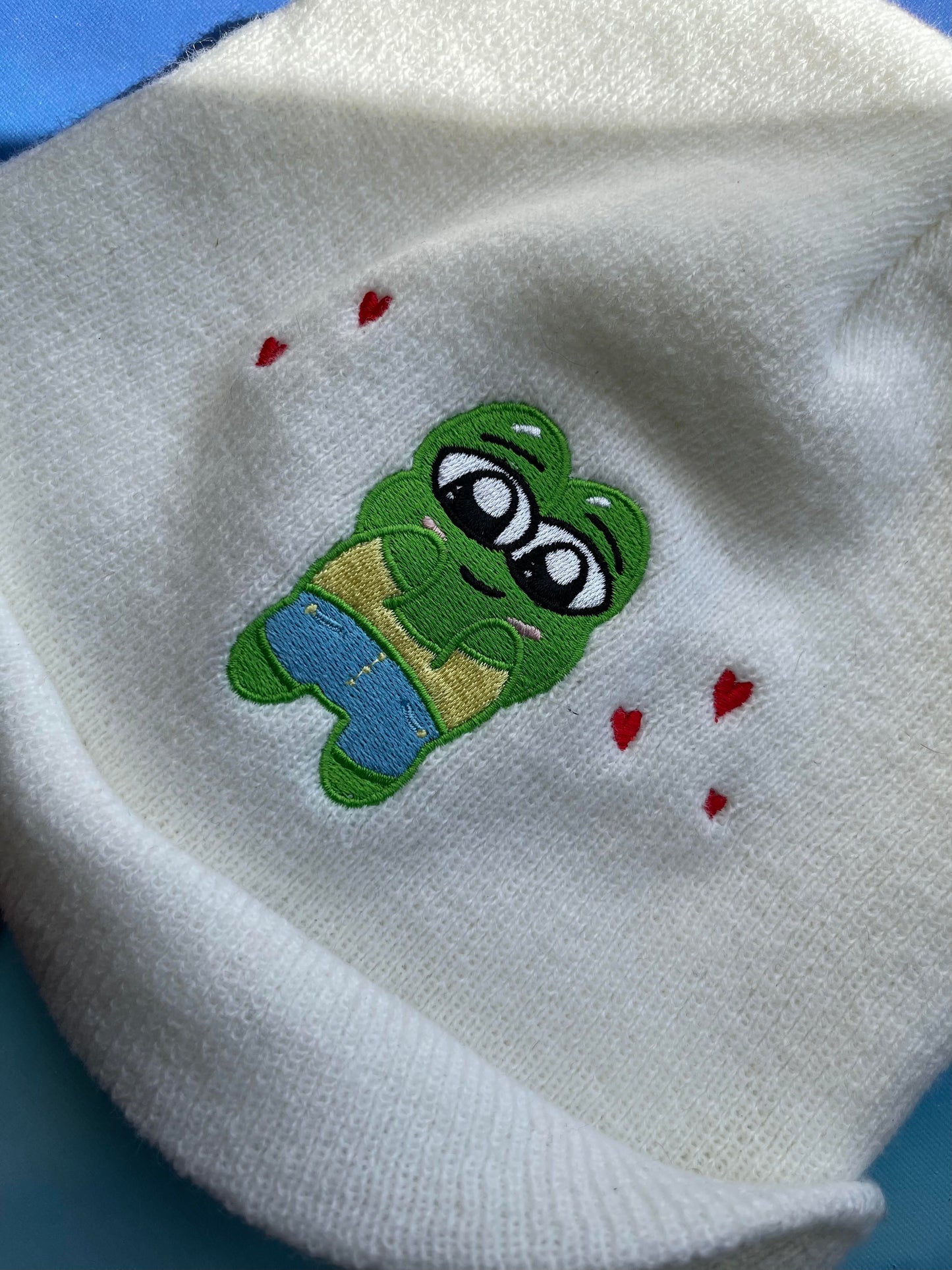 (OLD DESIGN w/hearts) Peepo Beanie