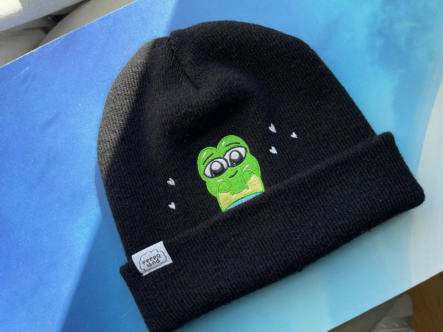 (OLD DESIGN w/hearts) Peepo Beanie